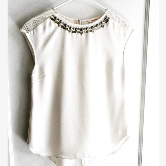 Rebecca Taylor Tops - Rebecca Taylor beaded sleeveless top